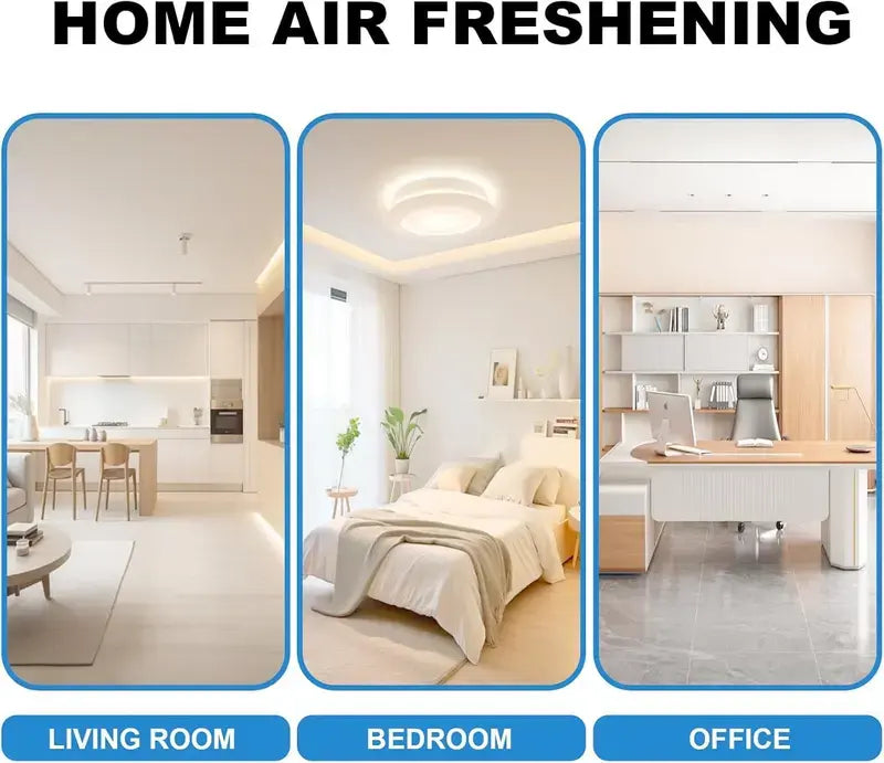 Air Purifier- Water Air Revitalizer, Air Washer, Air Freshener, Room Aromatizer, Aroma and Essential Oil Diffuser with 7 Color adjustable LED Lights- For Smoke and Pets