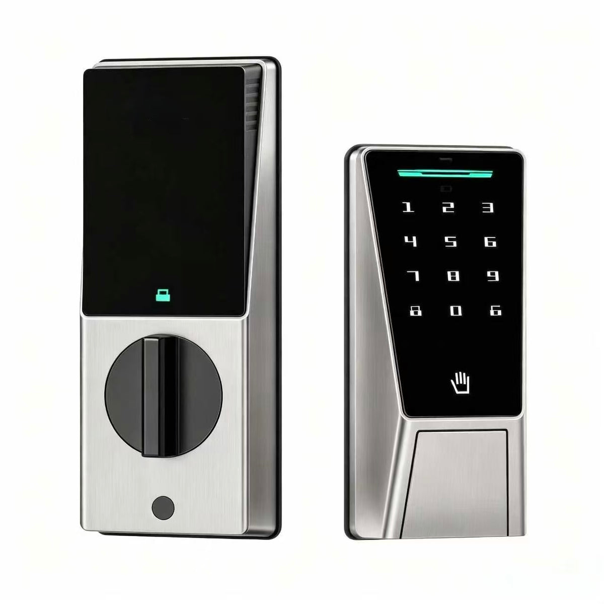 Smart Palm Recognition Door Lock with WiFi, Keyless Entry, Auto Lock & Weatherproof Design