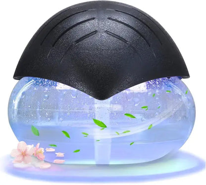 Air Purifier- Water Air Revitalizer, Air Washer, Air Freshener, Room Aromatizer, Aroma and Essential Oil Diffuser with 7 Color adjustable LED Lights- For Smoke and Pets